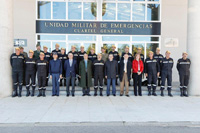 Visita Unidad Militar de Emergencias - Cuartel General